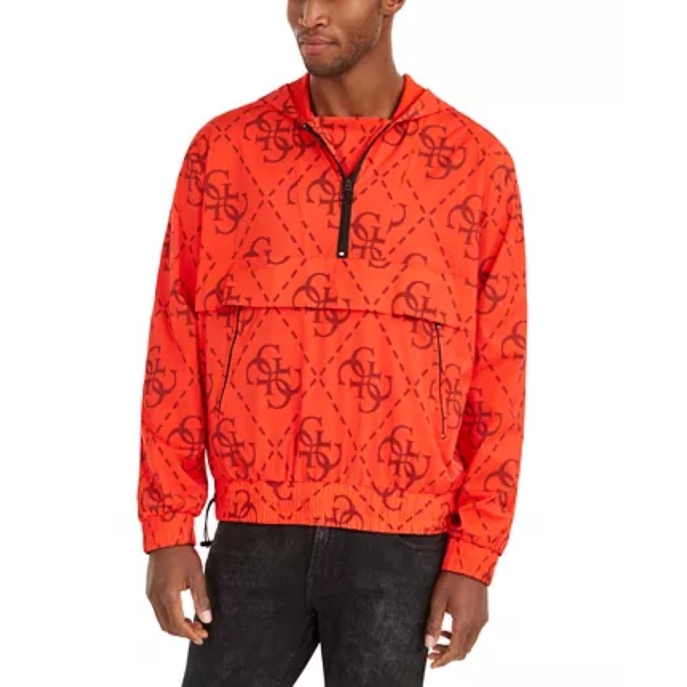 Guess Men Quattro Windbreaker Size XL